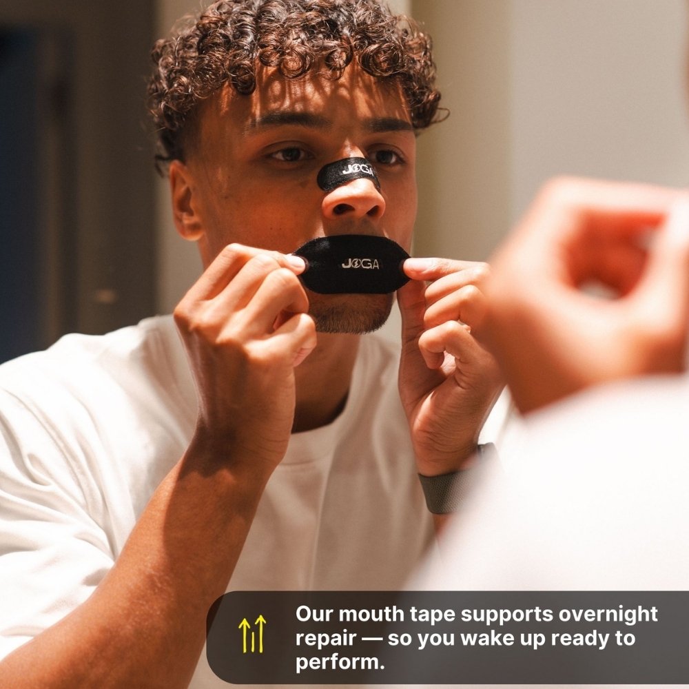 Cinta bucal para dormir profundamente